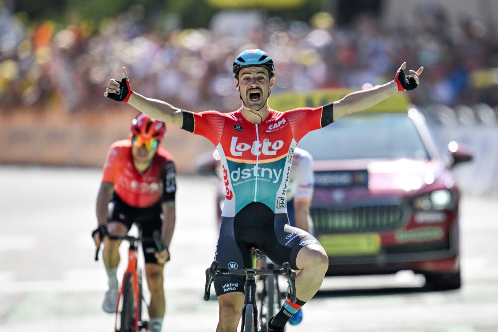 Victor Campenaerts vyhral z úniku svoju prvú etapu na Tour de France