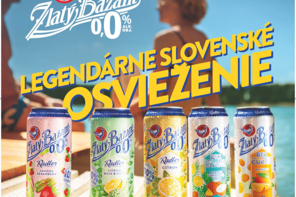 Legendárny slovenský radler Zlatý Bažant 0,0 % už 13 rokov dominuje trhu